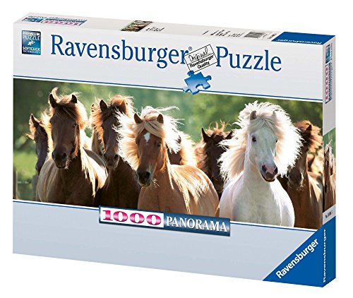 Ravensburger 15091 - Wildpferde - 1000 Teile Panorama Puzzle von RAVENSBURGER PUZZLE