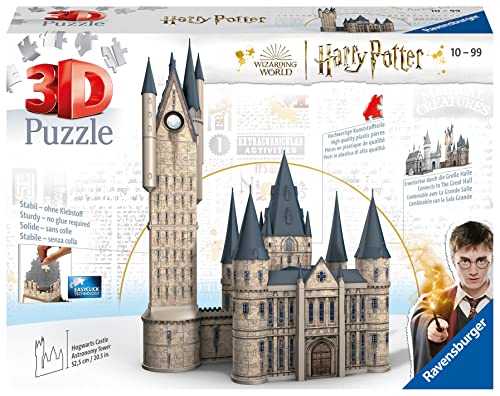 Ravensburger 3D Puzzle 11277 - Harry Potter Hogwarts Schloss - Astronomieturm - 540 Teile - Für alle Harry Potter Fans von RAVENSBURGER PUZZLE