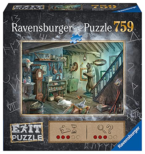 Ravensburger EXIT Puzzle 15029 - Gruselkeller - 759 Teile Puzzle für Erwachsene und Kinder ab 12 Jahren von BRIO