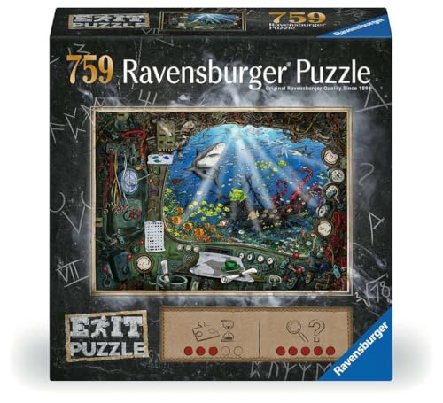 Ravensburger EXIT Puzzle 19953 Im U- Boot 759 Teile von Ravensburger