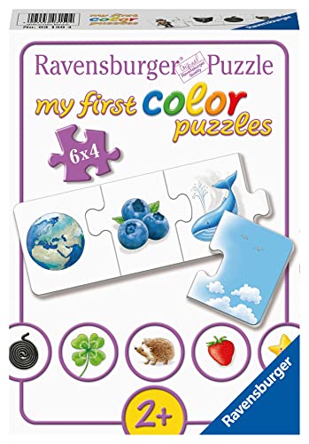 Ravensburger Kinderpuzzle - 03150 Farben lernen - my first color puzzle mit 6x4 Teilen - Puzzle für Kinder ab 2 Jahren von Ravensburger