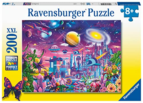 Ravensburger Kinderpuzzle - 13291 Kosmische Stadt - 200 Teile Puzzle für Kinder ab 8 Jahren von Ravensburger