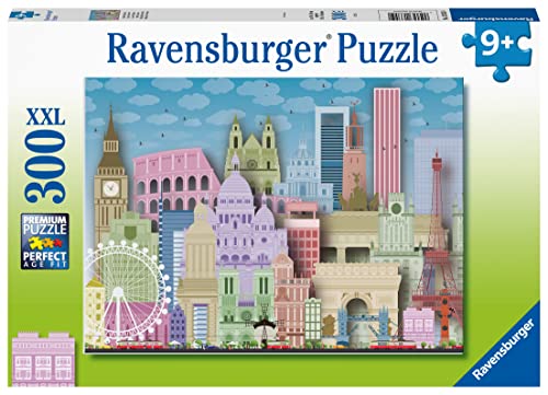 Ravensburger Kinderpuzzle - 13355 Buntes Europa - 300 Teile Puzzle für Kinder ab 9 Jahren von Ravensburger
