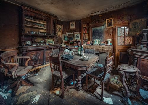 Ravensburger Lost Places Puzzle 17361 Bizarre Meal - 1000 Teile Puzzle für Erwachsene und Kinder ab 14 Jahren von Ravensburger