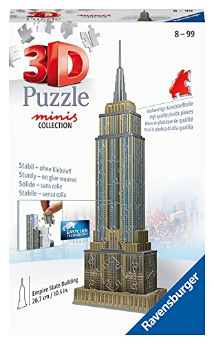 Ravensburger Puzzle 11271 Ravensburger 3D Puzzle 11271-Mini Empire State Building-54 Teile-ab 8 Jahren von Ravensburger Puzzle