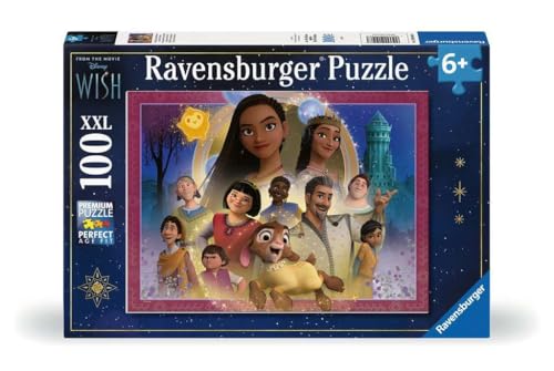 Ravensburger Puzzle 12001048 Ravensburger Kinderpuzzle 12001048-Das Reich der Wünsche-100 Teile XXL Disney Wish Puzzle für Kinder ab 6 Jahren von Ravensburger Puzzle