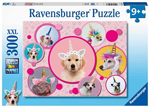Ravensburger Kinderpuzzle - 13297 Knuffige Einhorn-Hunde - 300 Teile XXL Puzzle für Kinder ab 9 Jahren Ravensburger Kinderpuzzle - 13297 Knuffige Einhorn-Hunde - 300 Teile XXL Puzzle für Kinder ab 9 Jahren von Ravensburger