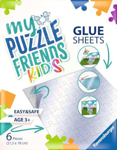 Ravensburger Kinderpuzzle - 13301 My Puzzle Friends Glue Sheets - Klebefolien für Kinderpuzzle von Ravensburger