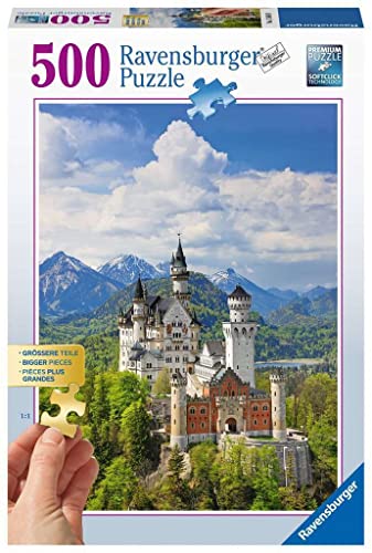 Ravensburger Puzzle 13681 - Märchenhaftes Schloss - 500 Teile Puzzle für Erwachsene, Größere Teile für einfaches Puzzeln von Ravensburger