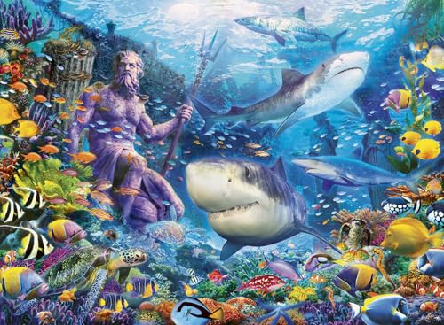 Ravensburger Puzzle 15039 - Herrscher der Meere - 500 Teile Puzzle für Erwachsene und Kinder ab 10 Jahren, Puzzle mit Unterwasserwelt-Motiv von Ravensburger