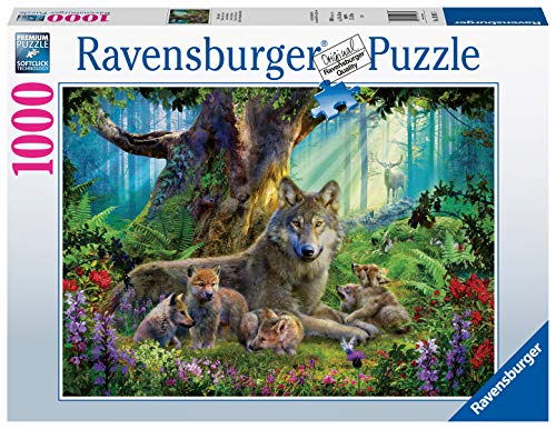 Ravensburger Puzzle 15987 - Wölfe im Wald - 1000 Teile Puzzle für Erwachsene und Kinder ab 14 Jahren, Puzzle mit Wölfen von Ravensburger