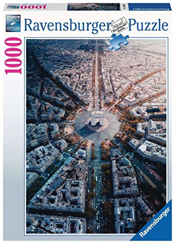 Ravensburger Puzzle 15990 - Paris von oben - 1000 Teile Puzzle für Erwachsene und Kinder ab 14 Jahren von BRIO