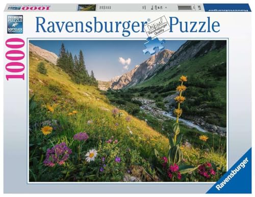 Ravensburger Puzzle 15996 - Im Garten Eden - 1000 Teile Puzzle für Erwachsene und Kinder ab 14 Jahren, Landschaftspuzzle mit Bergen von Ravensburger
