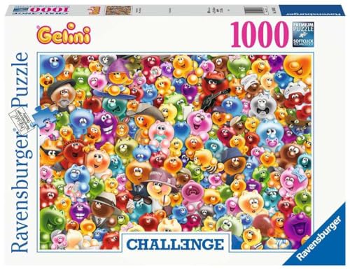 Ravensburger Puzzle 16469 - Ganz viel Gelini - 1000 Teile Puzzle für Erwachsene und Kinder ab 14 Jahren, Kunterbuntes Gelini Puzzle von Ravensburger