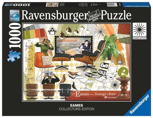 Ravensburger Puzzle 16899 - Eames Design Klassiker - 1000 Teile Eames Puzzle für Erwachsene und Kinder ab 14 Jahren von Ravensburger