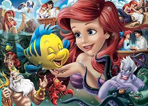 Ravensburger Puzzle 16963 - Arielle, die Meerjungfrau - 1000 Teile Disney Puzzle für Erwachsene und Kinder ab 14 Jahren von Ravensburger