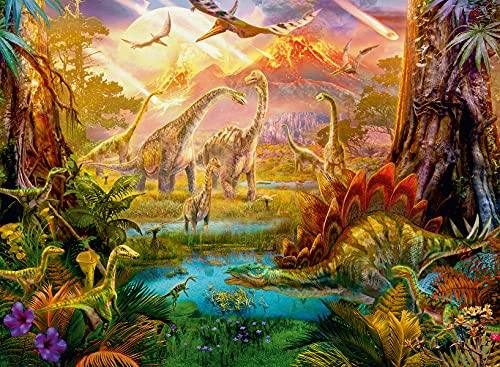 Ravensburger Puzzle 16983 - Dinoland - 500 Teile Puzzle für Erwachsene und Kinder ab 10 Jahren, Puzzle mit Dinosaurier-Motiv von Ravensburger