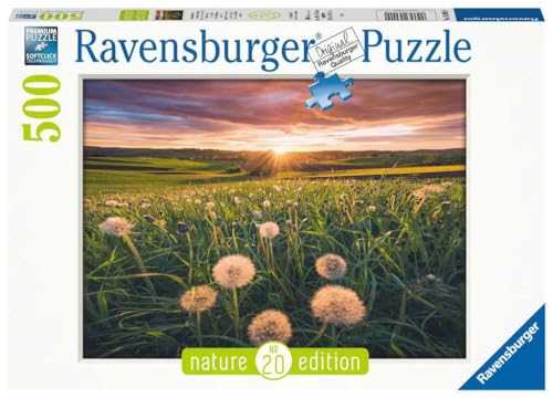 Ravensburger Puzzle - Pusteblumen im Sonnenuntergang - Nature Edition 500 Teile von Ravensburger