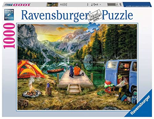 Ravensburger Puzzle 16994 - Campingurlaub - 1000 Teile Puzzle für Erwachsene und Kinder ab 14 Jahren von RAVENSBURGER PUZZLE
