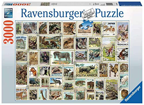 Ravensburger Puzzle 17079 - Tierbriefmarken - 3000 Teile Ravensburger Puzzle 17079 - Tierbriefmarken - 3000 Teile von Ravensburger