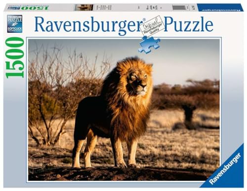 Ravensburger Puzzle 17107 - Der Löwe- Der König der Tiere - 1500 Teile Puzzle für Erwachsene und Kinder ab 14 Jahren, Tier-Puzzle von Ravensburger
