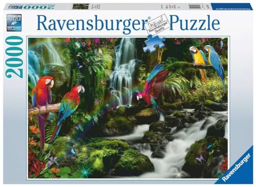 Ravensburger Puzzle 17111 - Bunte Papageien im Dschungel - 2000 Teile Puzzle für Erwachsene und Kinder ab 14 Jahren von Ravensburger