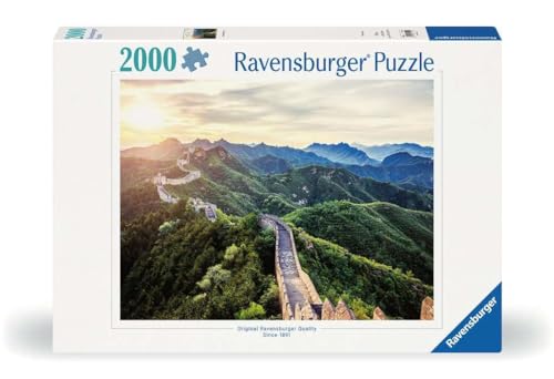 Ravensburger Puzzle 17114 - Chinesische Mauer im Sonnenlicht - 2000 Teile Puzzle für Kinder und Erwachsene ab 14 Jahren von Ravensburger