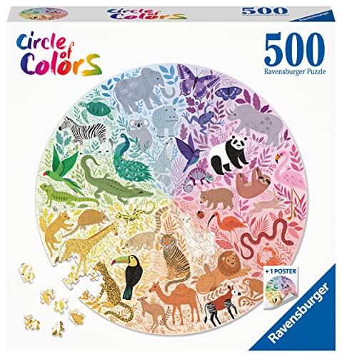 Ravensburger Puzzle 17172 Circle of Colors -Animals 500 Teile von Ravensburger