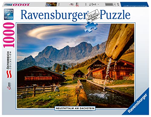 Ravensburger Puzzle 17173 17173-Neustattalm am Dachstein-1000 Teile Puzzle für Erwachsene und Kinder ab 14 Jahren, Yellow von Ravensburger Puzzle