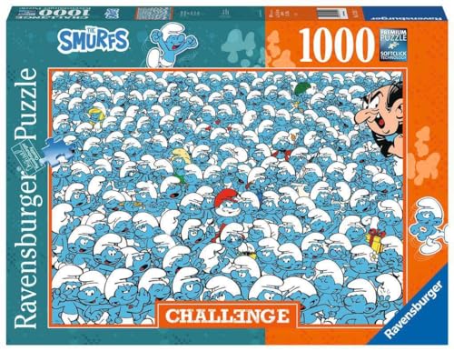 Ravensburger Puzzle 17291 - Schlümpfe Challenge - 1000 Teile Schlümpfe Puzzle für Erwachsene und Kinder ab 14 Jahren von Ravensburger