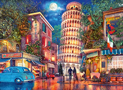 Ravensburger Puzzle 17380 Abends in Pisa - 500 Teile Puzzle für Erwachsene und Kinder ab 12 Jahren von Ravensburger