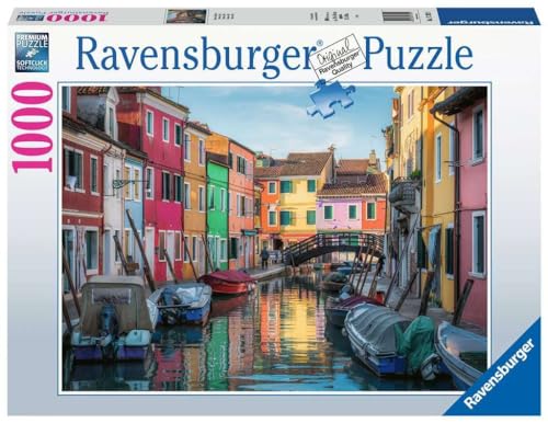 Ravensburger Puzzle 17392 Burano in Italien - 1000 Teile Puzzle für Erwachsene und Kinder ab 14 Jahren von Ravensburger