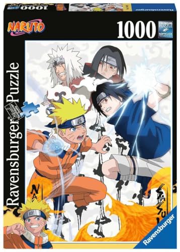 Ravensburger Puzzle 17449 - Naruto vs. Sasuke - 1000 Teile Naruto Puzzle für Erwachsene und Kinder ab 14 Jahren von Ravensburger