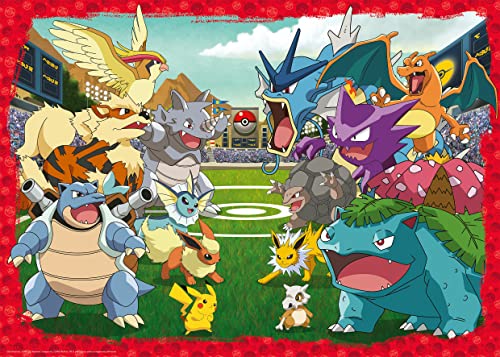 Ravensburger Puzzle 17453 - Pokémon Kräftemessen - 1000 Teile Pokémon Puzzle für Erwachsene und Kinder ab 14 Jahren von Ravensburger