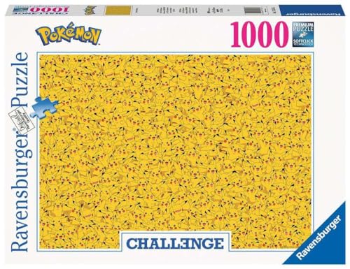 Ravensburger Puzzle 17576 17576-Pikachu Challenge-1000 Teile Pokémon Puzzle für Erwachsene und Kinder ab 14 Jahren von Ravensburger