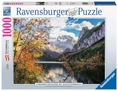 Ravensburger Puzzle 17592 17592-Vorderer Gosausee-1000 Teile Puzzle für Erwachsene ab 14 Jahren von Ravensburger