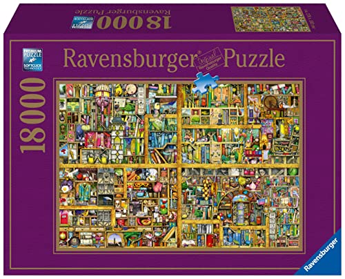 Ravensburger Puzzle 17825 - Magisches Bücherregal XXL - 18.000 Teile Puzzle für Erwachsene und Kinder ab 14 Jahren - XXL Puzzle von Ravensburger