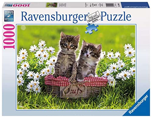 Ravensburger Puzzle 19480 - Picknick auf der Wiese - 1000 Teile Puzzle für Erwachsene und Kinder ab 14 Jahren, Puzzle mit Katzen-Motiv von Ravensburger