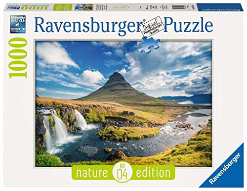 Ravensburger Puzzle 19539 - Wasserfall von Kirkjufell - 1000 Teile Puzzle für Erwachsene und Kinder ab 14 Jahren, Puzzle mit Landschafts-Motiv von RAVENSBURGER PUZZLE