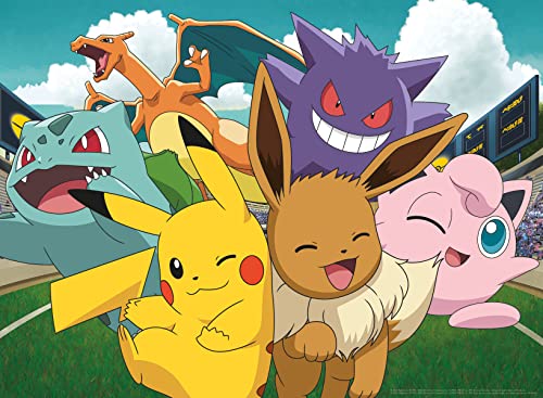 Ravensburger Puzzle 80530 - Die Pokémon im Stadion - 500 Teile Pokémon Puzzle für Erwachsene und Kinder ab 12 Jahren, Pokémon Spielzeug, Pokémon Geschenk von Ravensburger