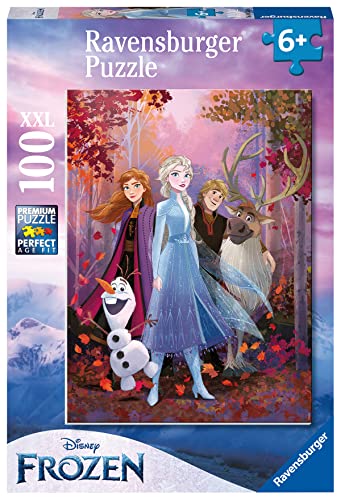 Ravensburger Puzzle 80535 - Die Eiskönigin Elsa und ihre Freunde, 100 Teile Kinderpuzzle für Frozen Fans ab 6 Jahren, Frozen Spielzeug, Anna und Elsa Geschenke von Ravensburger