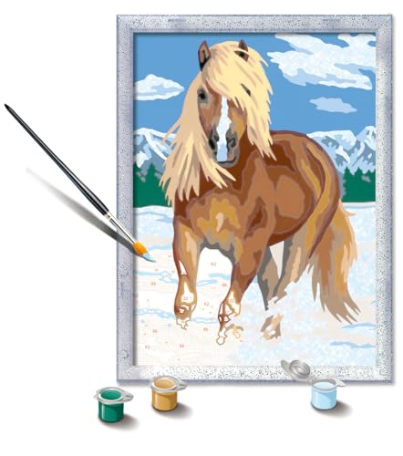 Ravensburger 28940 CreArt Serie D Pferd kreatives Spiel, Einzelbett, Mehrfarbig, 18 x 24 x 0,3 cm von Ravensburger