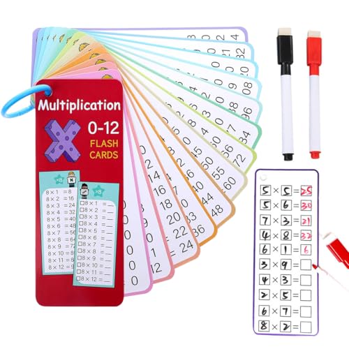 RAXLUPO 15 Blätter Einmaleins Karten 1x1 Lernen Spiel für das Einmaleins Übungsblättern Rechenhilfe mit DIY-Fragekarten Multiplikations Lernkarten Rechenhilfe Trocken Abwischbar für Schule Zuhause RAXLUPO 15 Blätter Einmaleins Karten 1x1 Lernen Spiel für das Einmaleins Übungsblättern Rechenhilfe mit DIY-Fragekarten Multiplikations Lernkarten Rechenhilfe Trocken Abwischbar für Schule Zuhause von RAXLUPO
