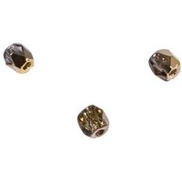 RAYHER 14202616 Glas Schliffperle, 3mm ø, gold halb opak, Dose 100Stück von RAYHER®