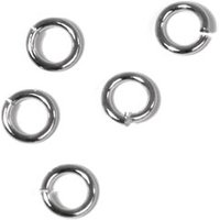 RAYHER 2231522 Ringel, 4,6mm ø, silber, 1mm, SB-Btl 20Stück von RAYHER®