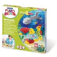 RAYHER 34173000 Fimo kids Form&Play: Meerestiere, 4x42g, SB-Box 1Set von RAYHER®