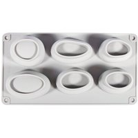 RAYHER 36102000 Silikon-Gießform Steine, 14,5x26x3,5cm, 6 Formen, Box 1Stück von RAYHER®