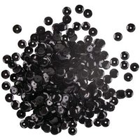 RAYHER 3927001 Pailletten, gewölbt, 6 mm ø, schwarz, SB-Box 4000 Stück von RAYHER®