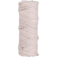RAYHER 4200102 Jutegarn, 4fach, 3,5mm ø, weiß, Spule 50m von RAYHER®