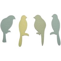 RAYHER 46168000 Holz-Streuteile Papagei, 1,7-2,2 x 4,7-5,2cm, SB-Btl 12Stück von RAYHER®